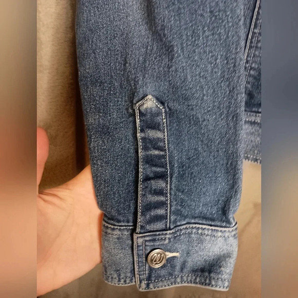 WRANGLER‎ Rhinestone Studded Denim Jean Jacket Size Medium (#979) - Picture 5 of 7